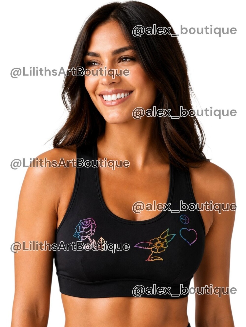 Zumba Celebrate Love Metallic Sports Bra Size M (G004)